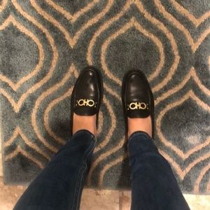 Black Salvatore Ferragamo Women's Loafers size 8AA